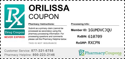 Description and Brand Names. . Orilissa coupon